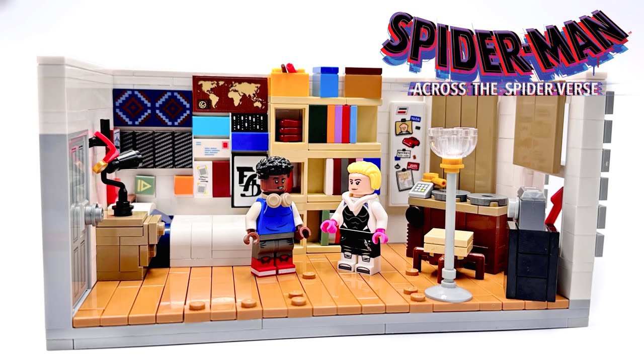 LEGO Spider-Man Across the Spider-Verse Miles Morales' Room MOC