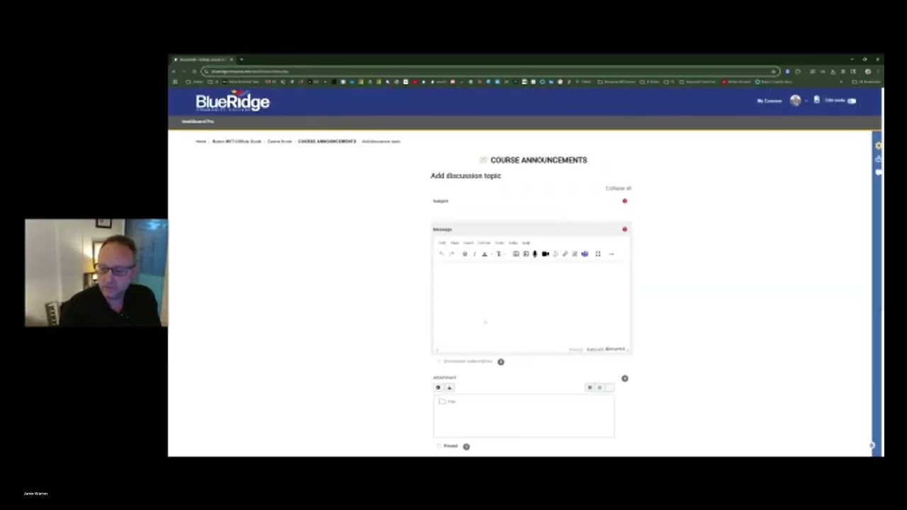 Running a Tight Ship: Advanced Tips for MyCourses with Jamie Warren