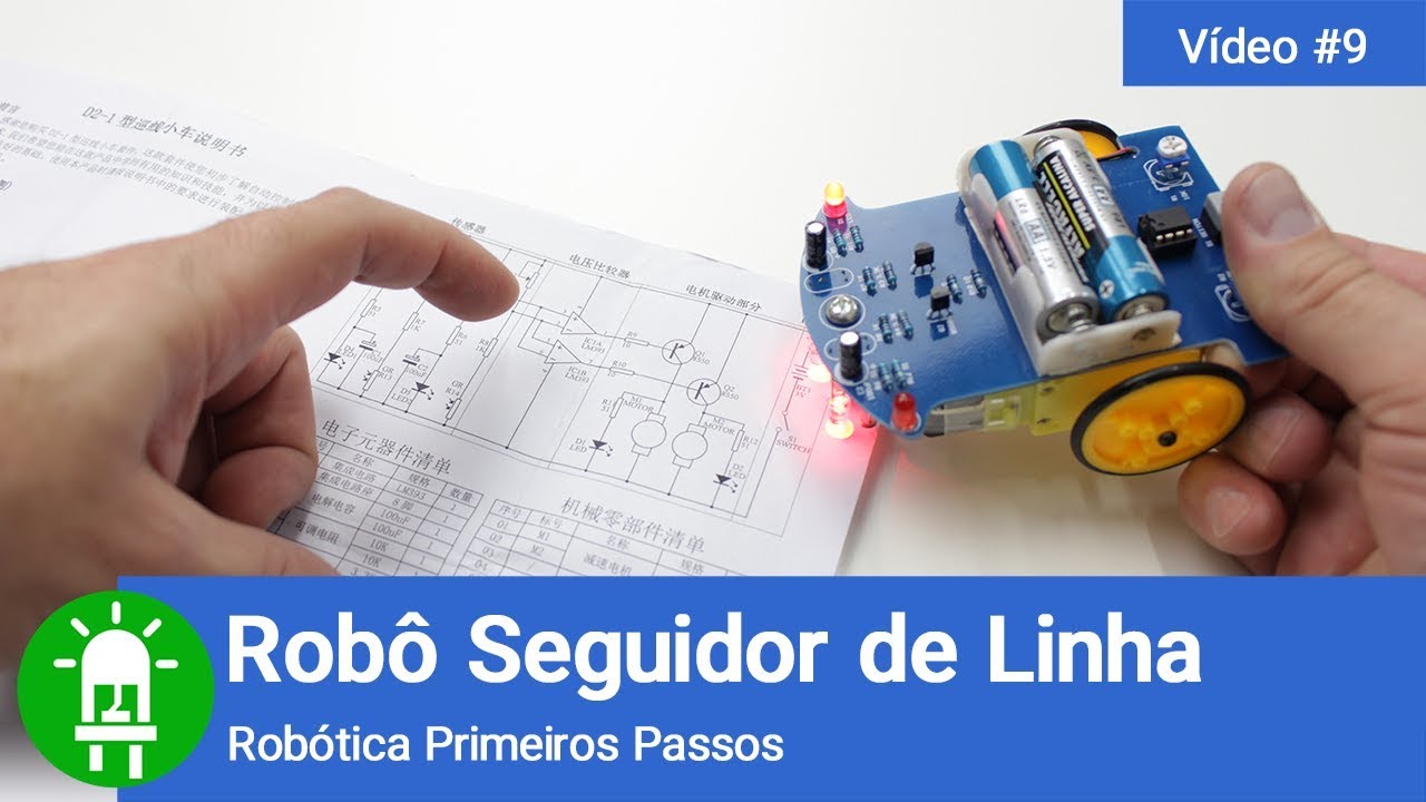 Circuito do Robô Seguidor de Linha
