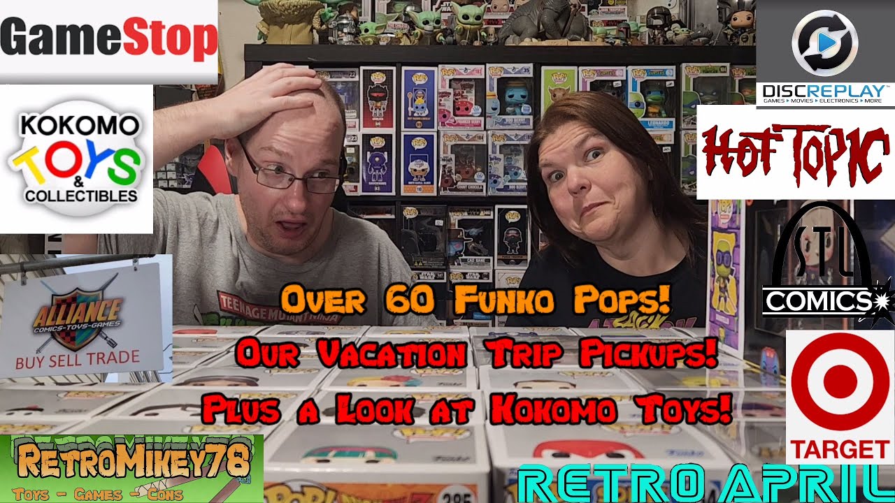 Vacation Pickups! Plus a Look at Kokomo Toys! Over 60 Funko Pops! #funkopop #pickups