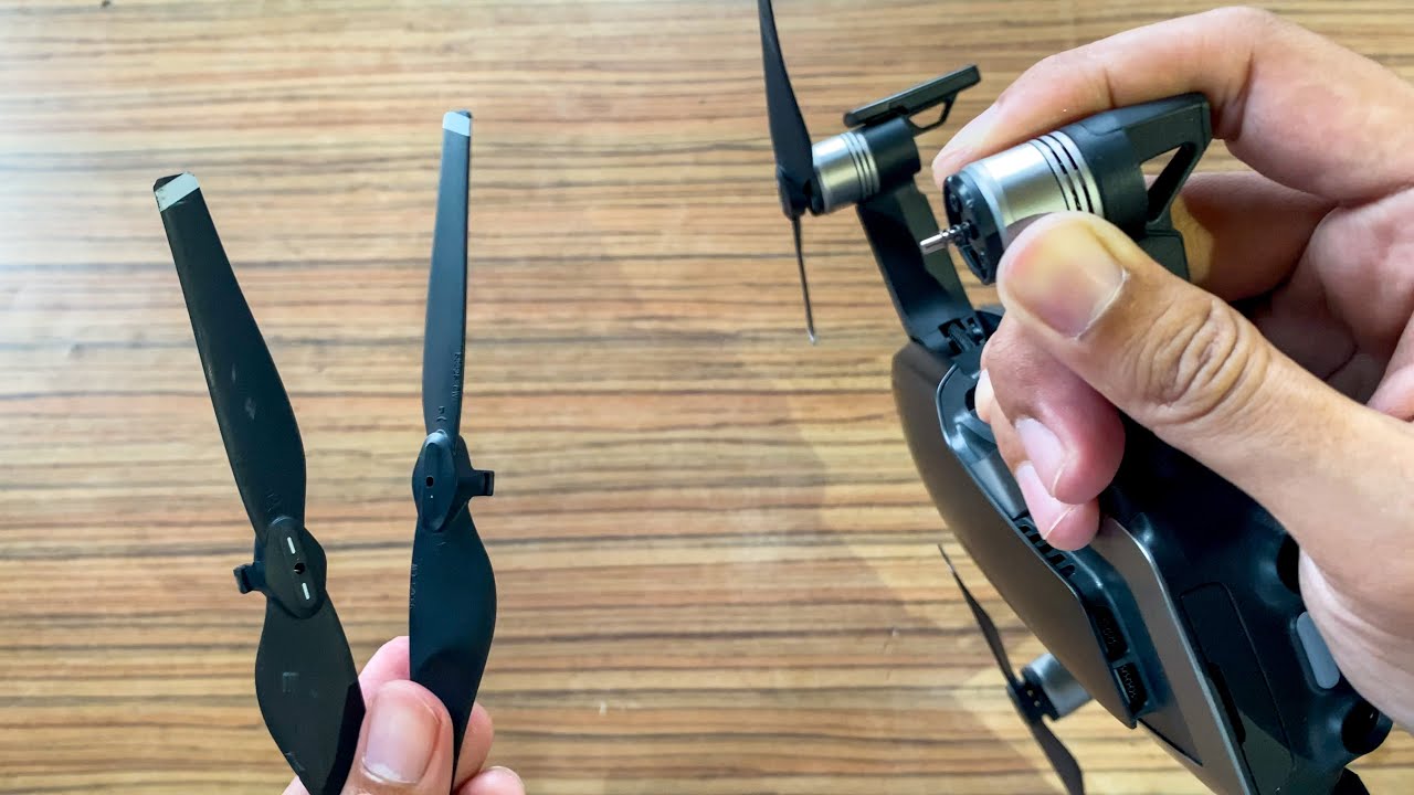 How to change propeller DJI Mavic Air - complete tutorial and flight test