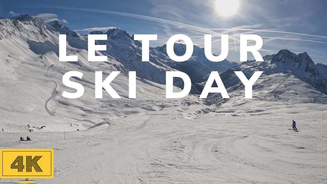 4K Le Tour - Domaine de Balme Ski Day