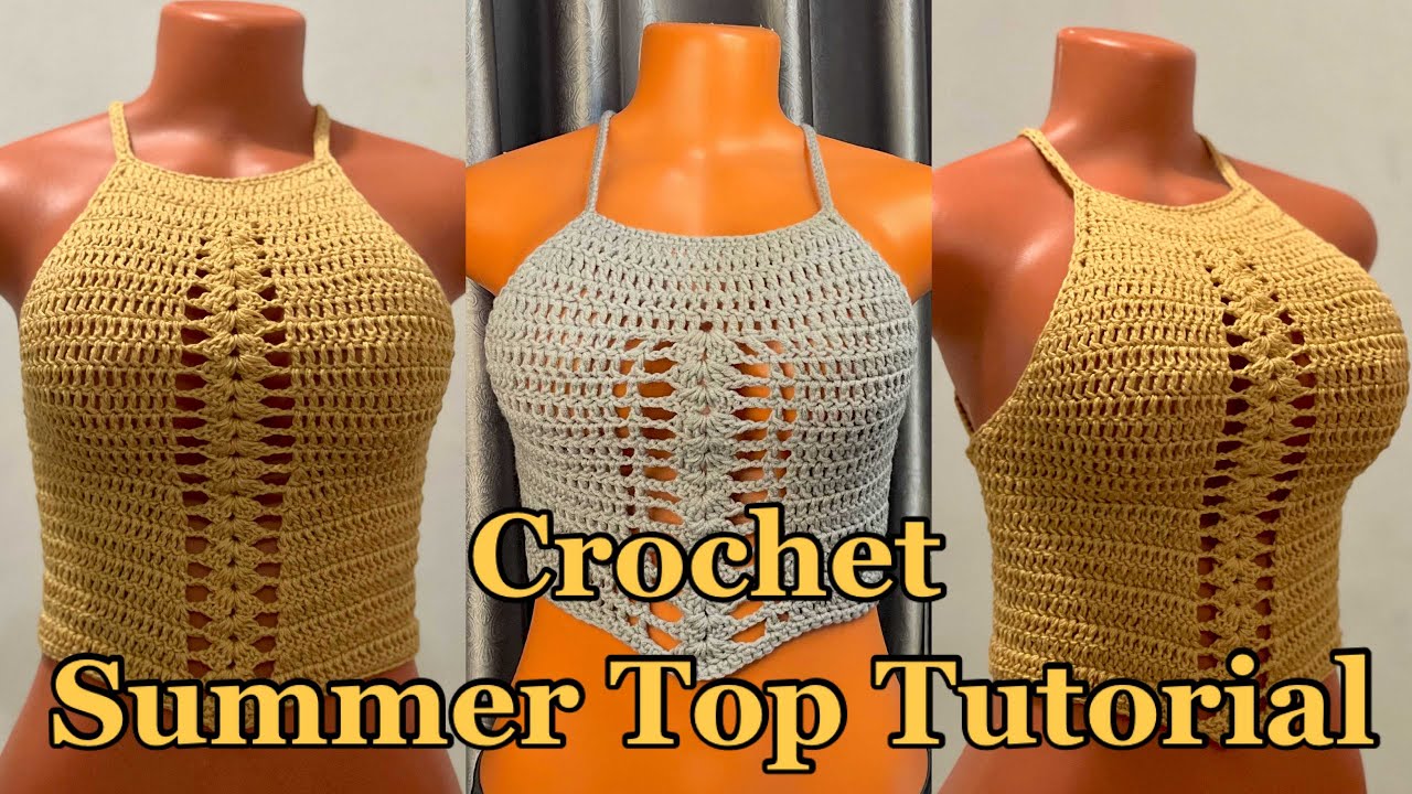 How To Crochet a Summer Top / Beginner Friendly