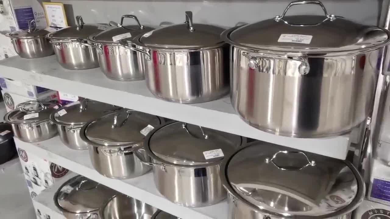 أفضل أنواع حلل الاستلنس واسعارها في تخفيضات السيف جاليري