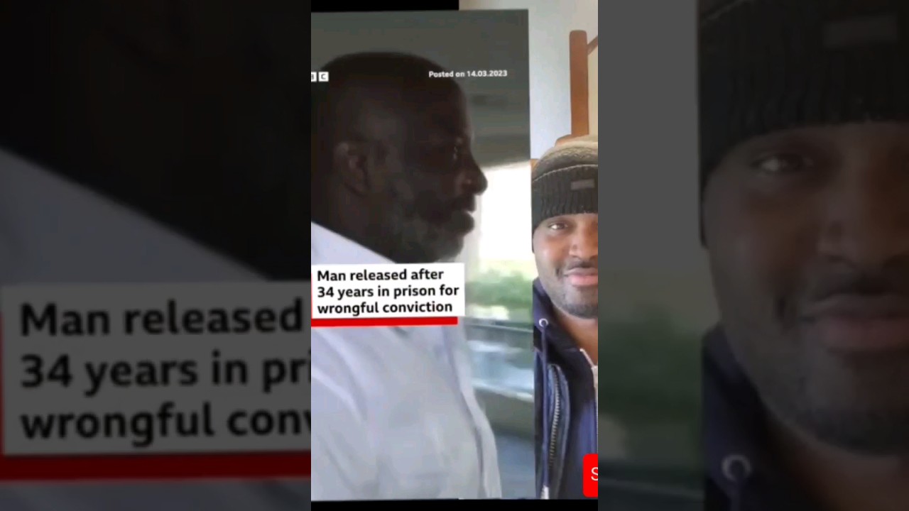 Man released after 34 years in prison for wrongful conviction #truecrime #wrongfulconviction #shorts