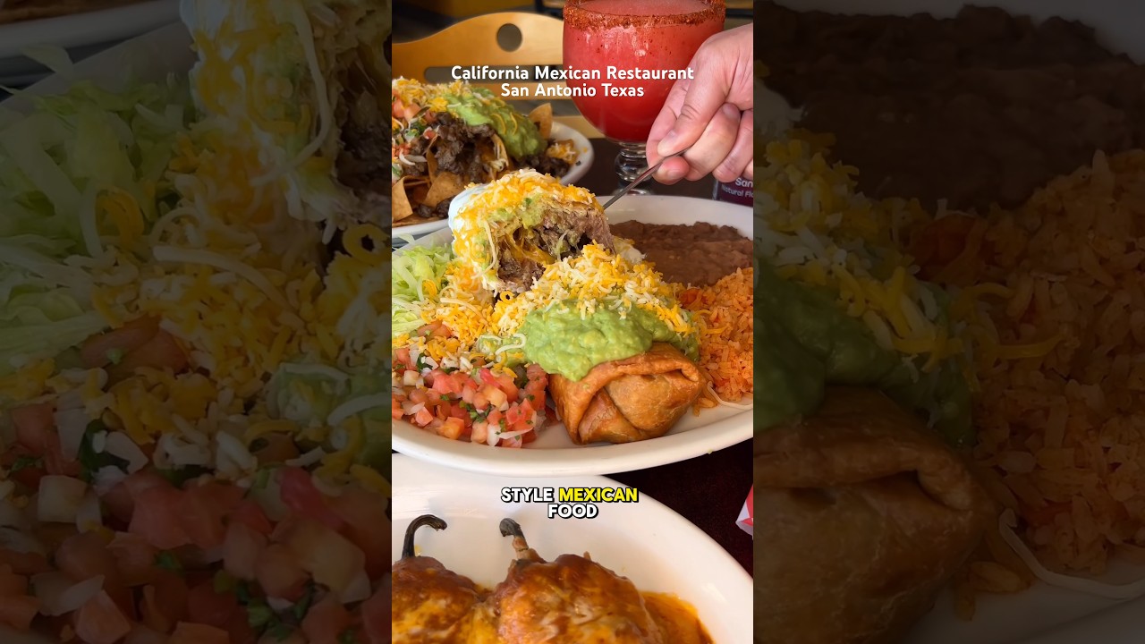 California Mexican Food in San Antonio Texas - Los Balitos #mexicanfood #burrito #sanantoniotexas