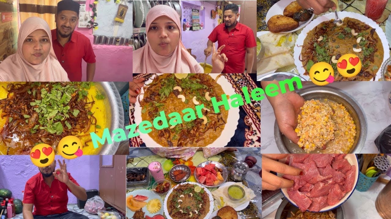 🥰😍👌😋Haleem banaye the aaj iftari me😘😋😋#recipe #vairalvideo #trendingsvideo 