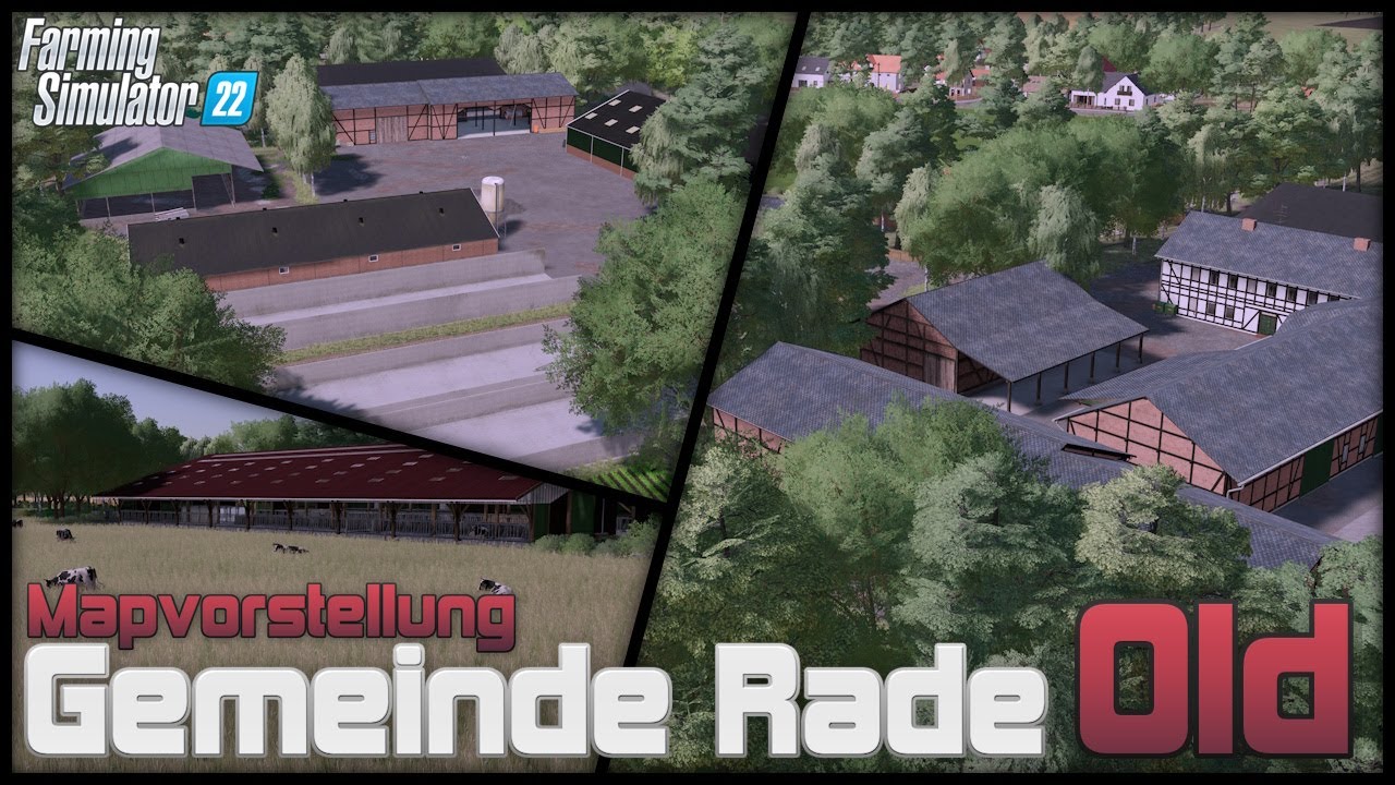 LS22 Gemeinde Rade OLD / Klassische Konvertierung zum DOWNLOAD für EUCH