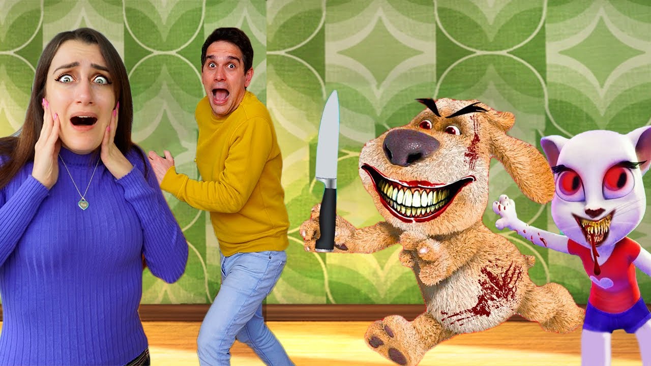 SCAPPIAMO DA TALKING BEN E TALKING ANGELA PAUROSI!! INCONTRIAMO TALKING BEN ESCAPE ROOM!!