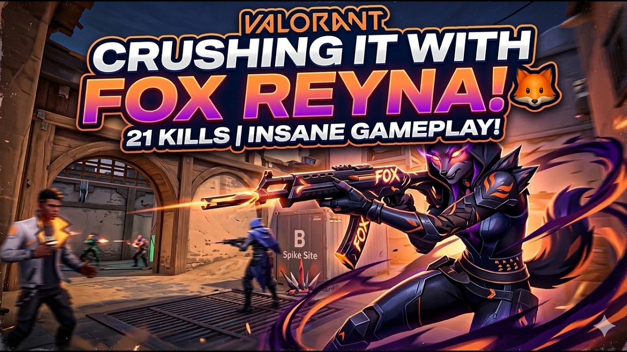 Playing Valorant Like a Fox 🦊 Smart & Sneaky Gameplay