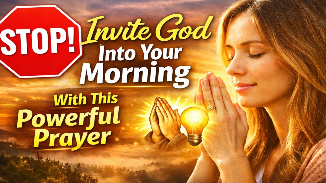 🛑 Stop! Invite God Into Your Morning With This Powerful Prayer 🙏💡