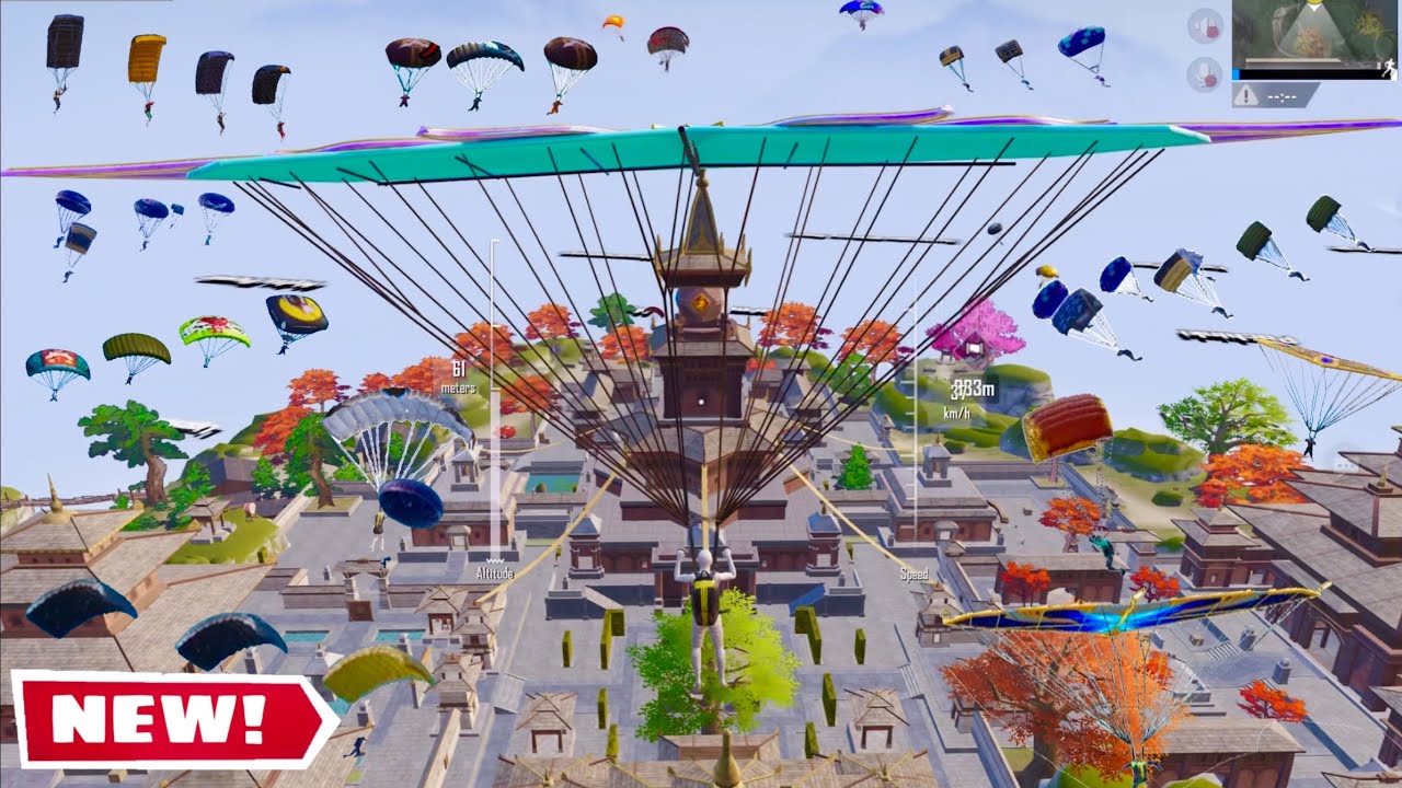 NEW🎉BEST LANDING IN NEW SACRET QUARTET MODE🔥PUBG Mobile