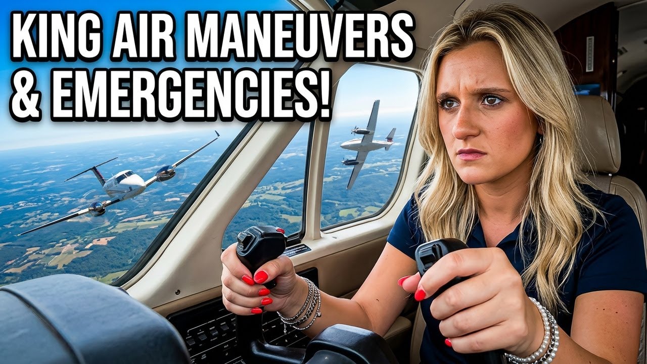 MY FIRST FLIGHT IN A KINGAIR - Maneuvers | Emergency Procedures