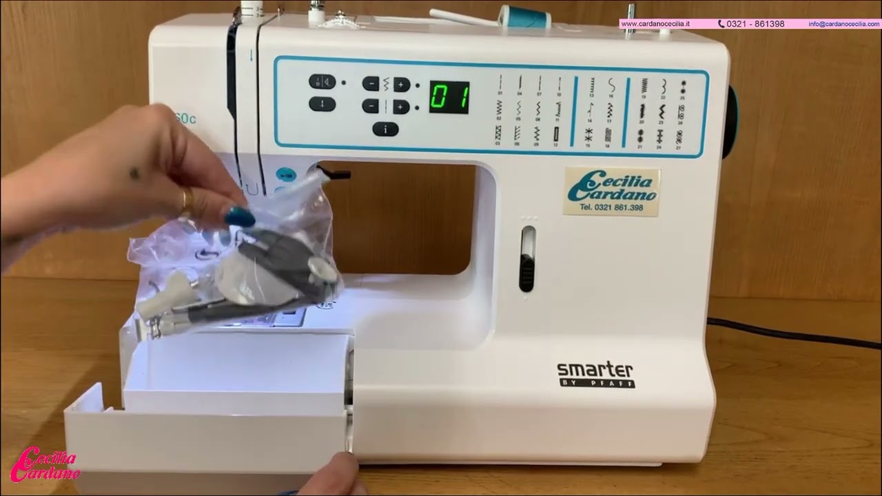 TUTORIAL COMPLETO Smarter 260c by Pfaff - Macchina per cucire elettronica
