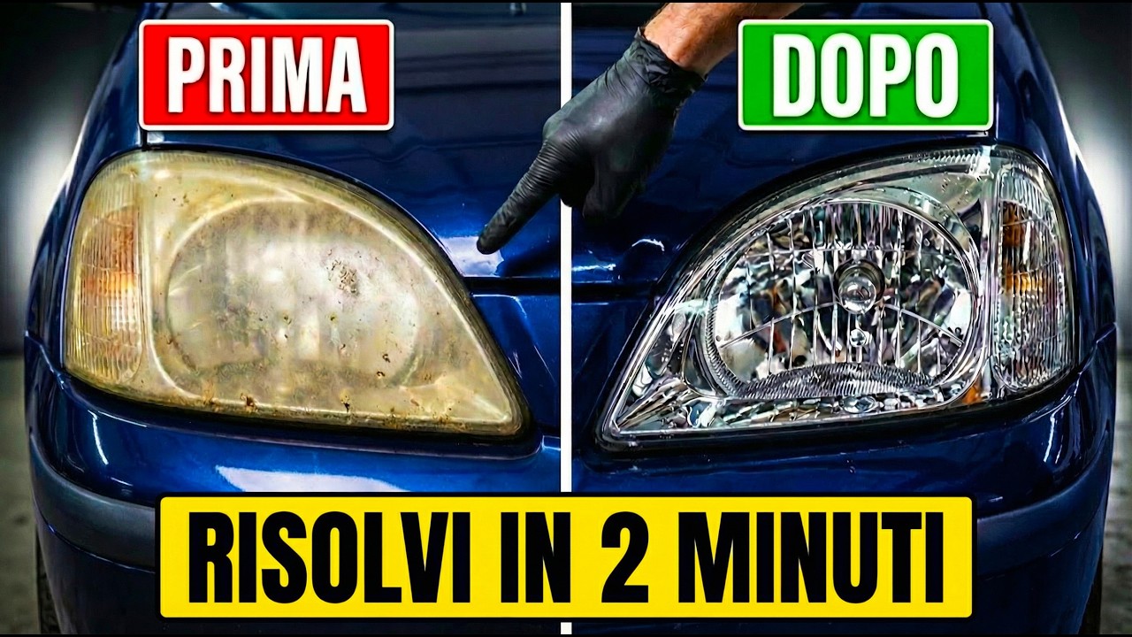 Fari Ingialliti: come pulire e lucidare i fari auto opachi – Lucidatura Fari Auto Fai da Te
