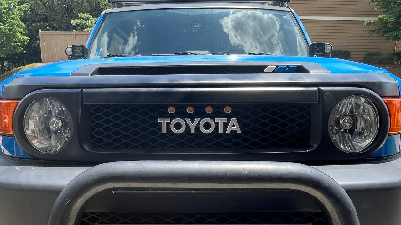Покраска решетки радиатора моего FJ Cruiser