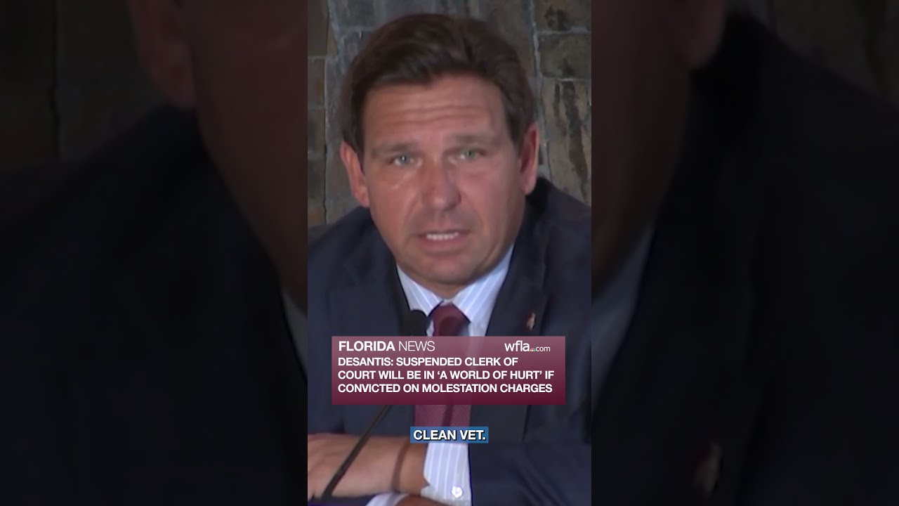 Десантис: чиновнику из Флориды, арестованному за домогательства, грозят серьезные неприятности