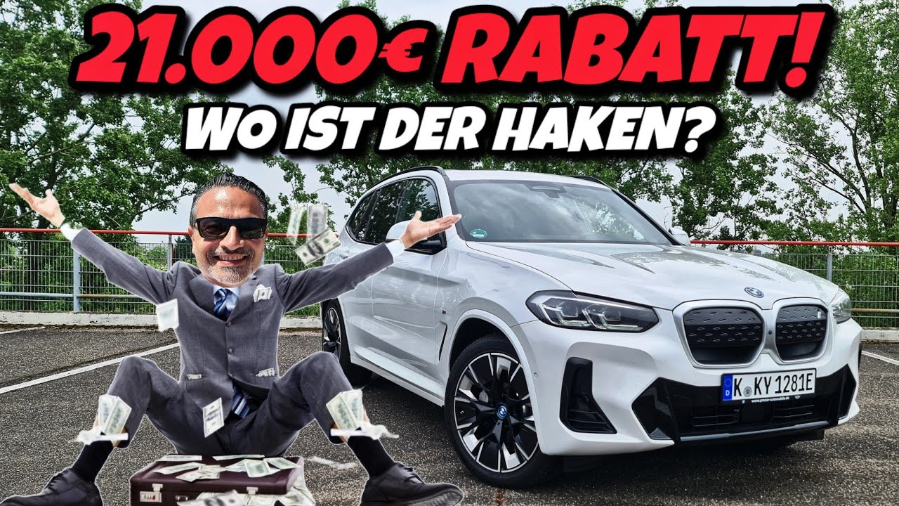 Elektro zum Schleuderpreis! 21.000€ Rabatt für den BMW iX3! Wo ist der Haken?