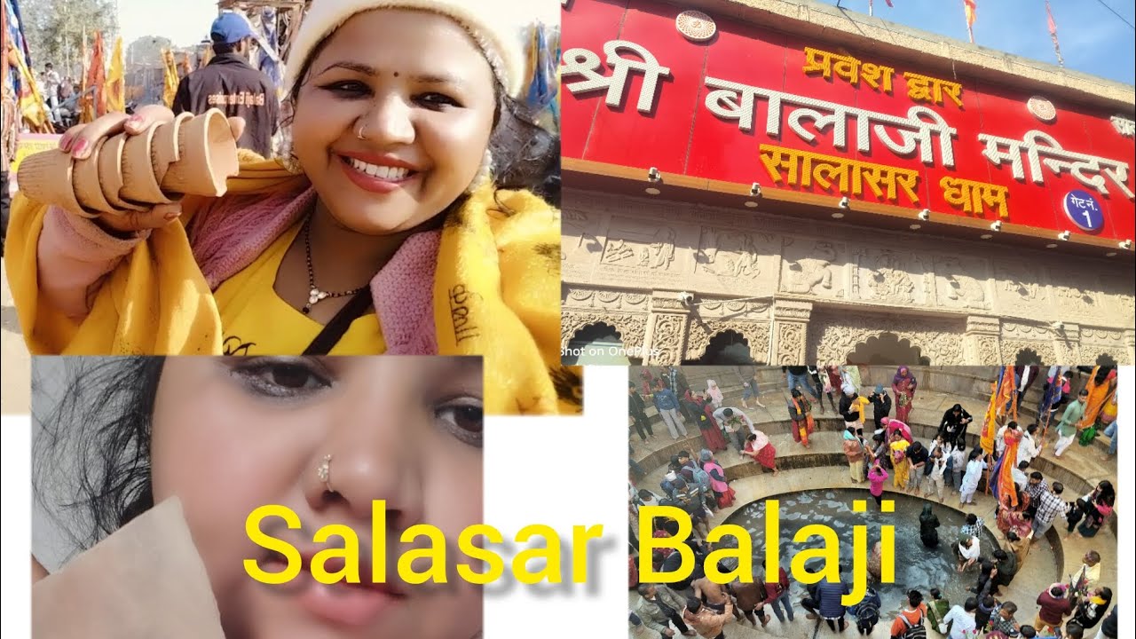 Salasar Balaji mein bahut bheed Thi to Darshan nahin nahin ♥️💕💕❤️🎈🎈🎈