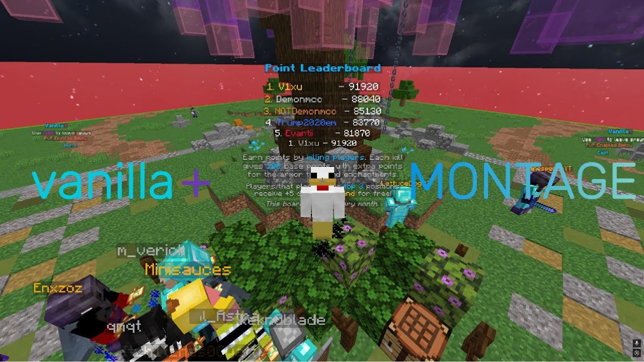 Best Unknown Vanilla+ Player? 1.21 Vanilla plus montage