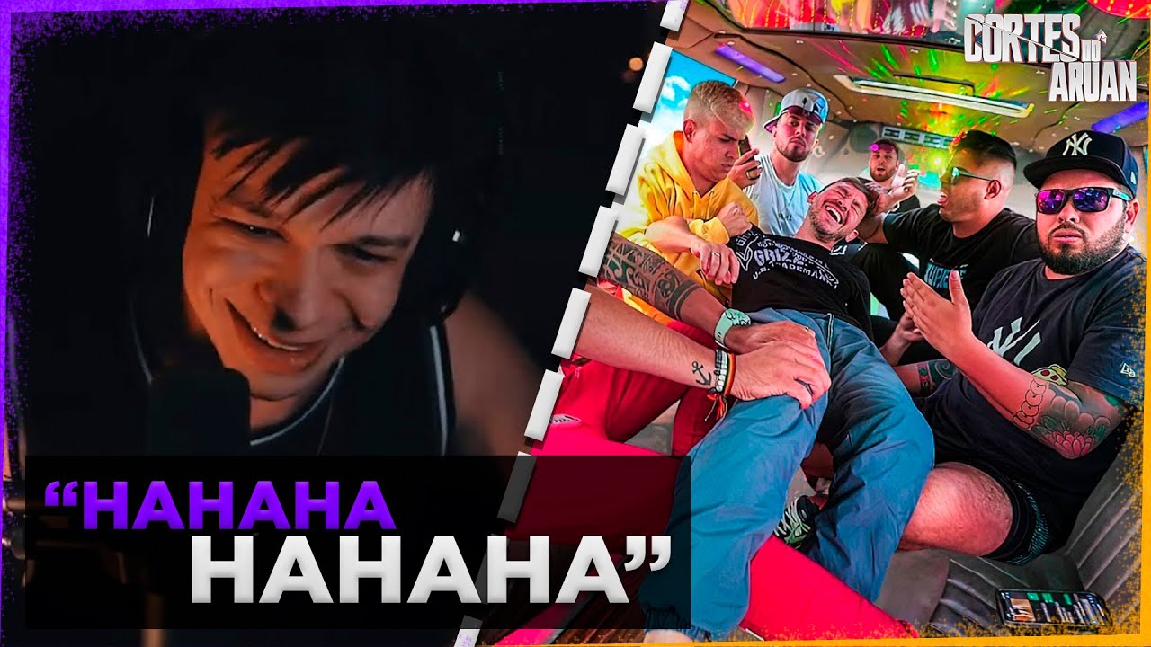 ARUAN REAGE A FIQUEI BEBADO NA LIMOUSINE DO LÉO E DEI TRABALHO kkkkk (RENAN FIORINI)-Cortes do Aruan