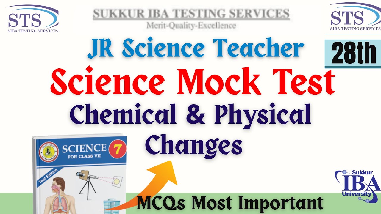 28th Science mock test for JST job 2025 preparation| STS IBA Test