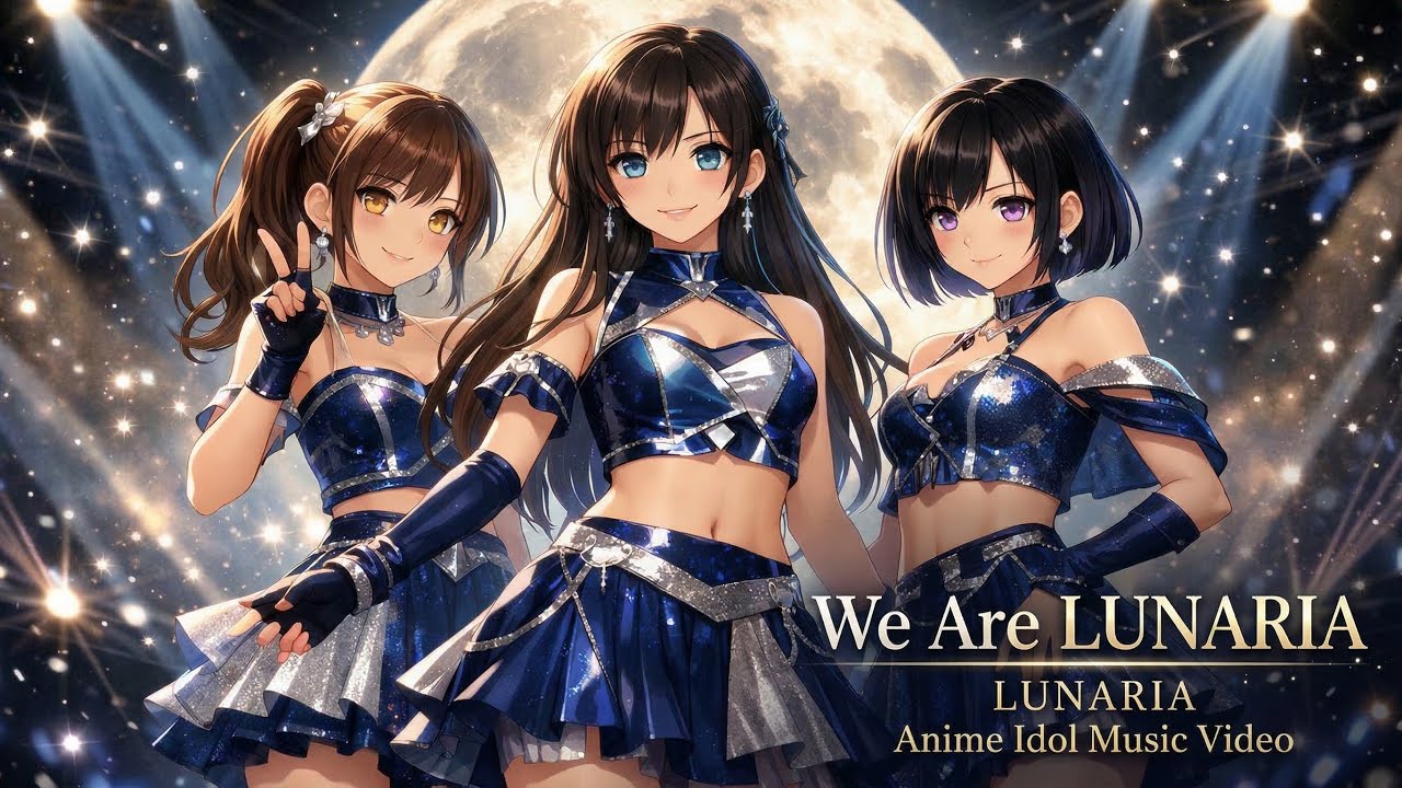 LUNARIA - We Are LUNARIA | AI Anime Idol Music Video