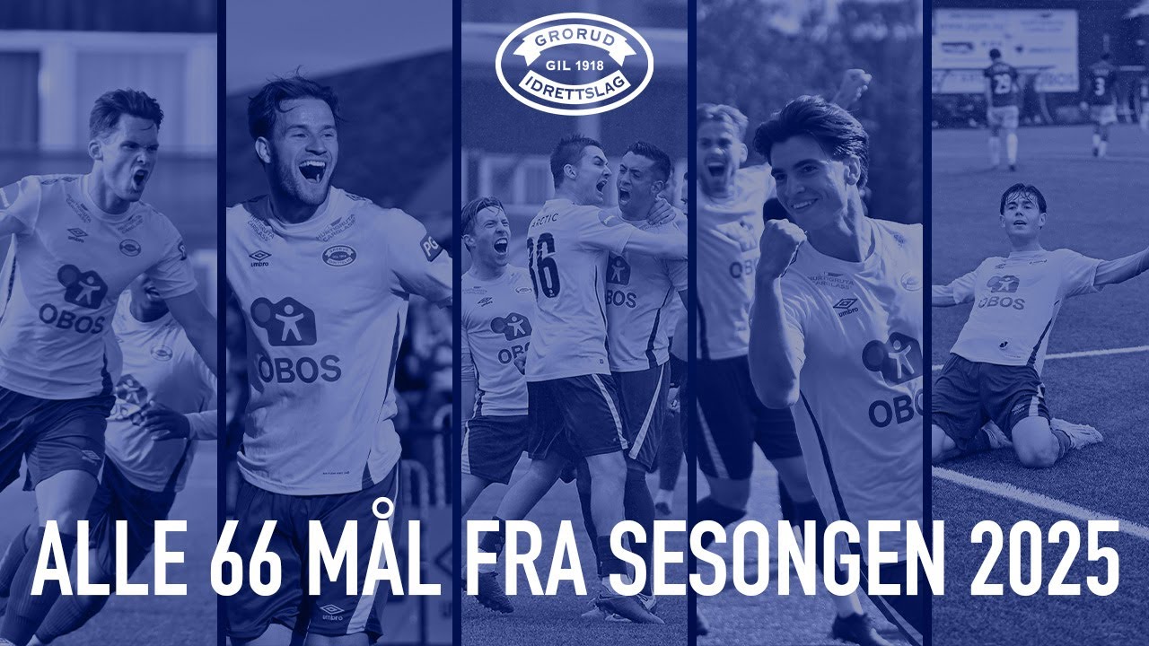 Alle Grorud mål fra 2025 sesongen | 66 mål