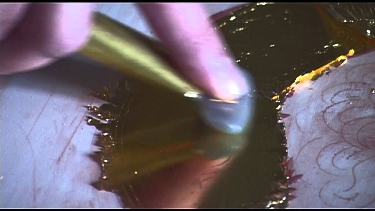 4 5 Opcional  Aplicación de la segunda hoja de oro y su bruñido