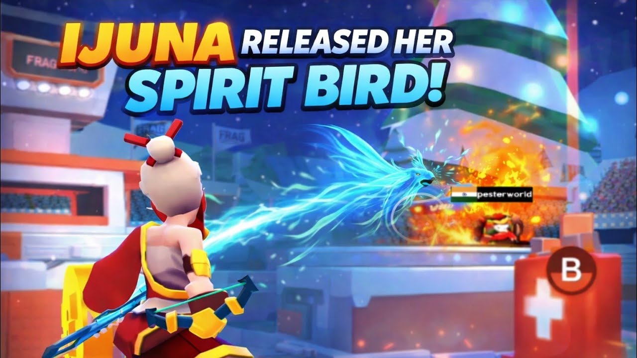 Ijuna Ability Test 🔥 Spirit Bird Power | FRAG Pro Shooter Gameplay