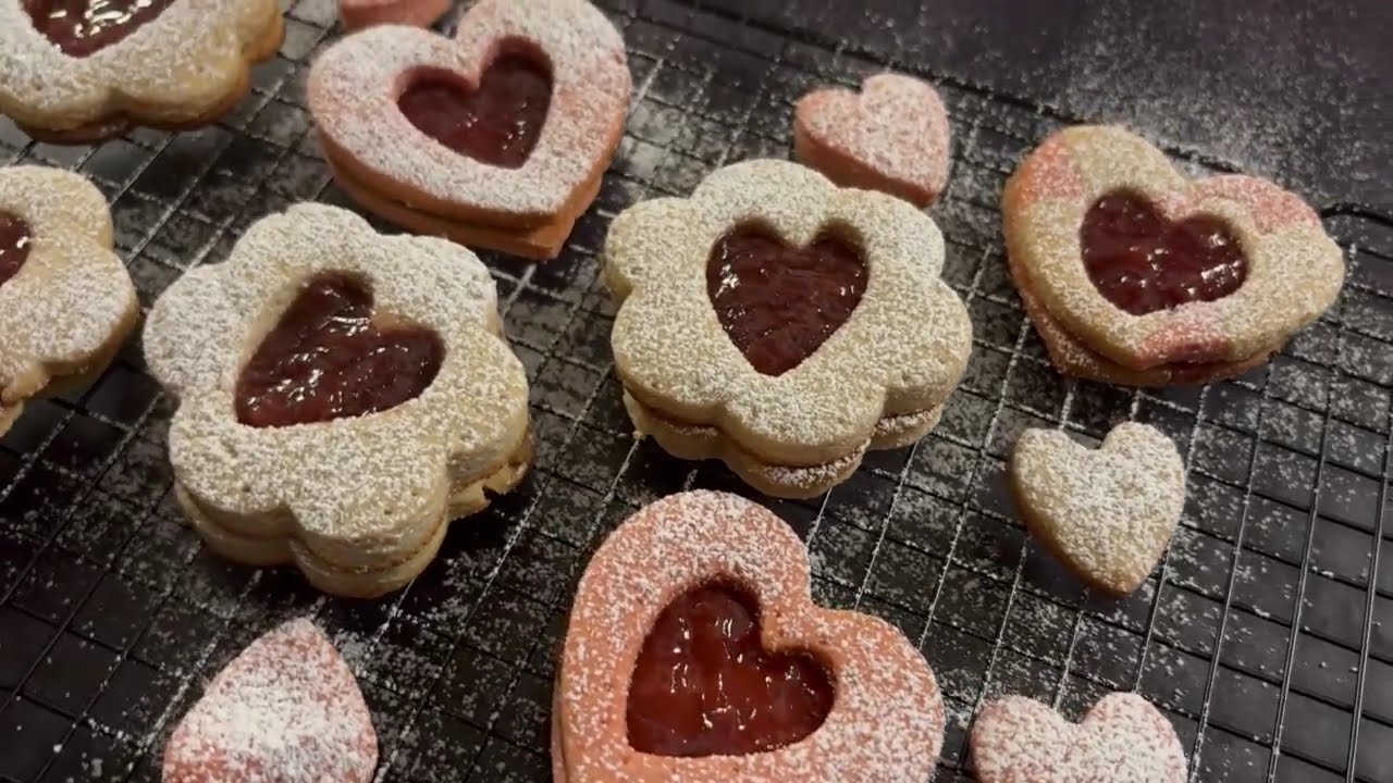 The Perfect Strawberry Linzer Cookies for Valentine’s Day 💕