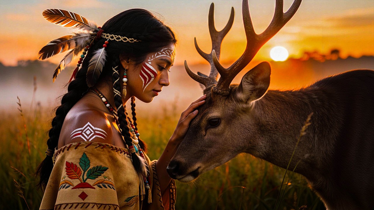 Native American Flute Music - Healing Stress, Peace & Restful Sleep - Eliminates All Negative Energy