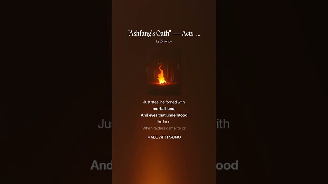Ashfang’s Oath  — Acts  XXI–XXV  The Return to Flesh