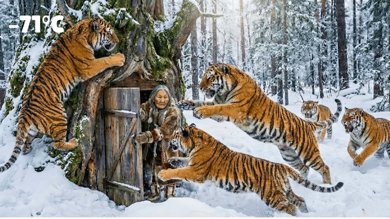 80-Year-Old Widow Lives Inside A Tree And Escapes From A Pack Of Siberian Tigers | Extreme Yakutia