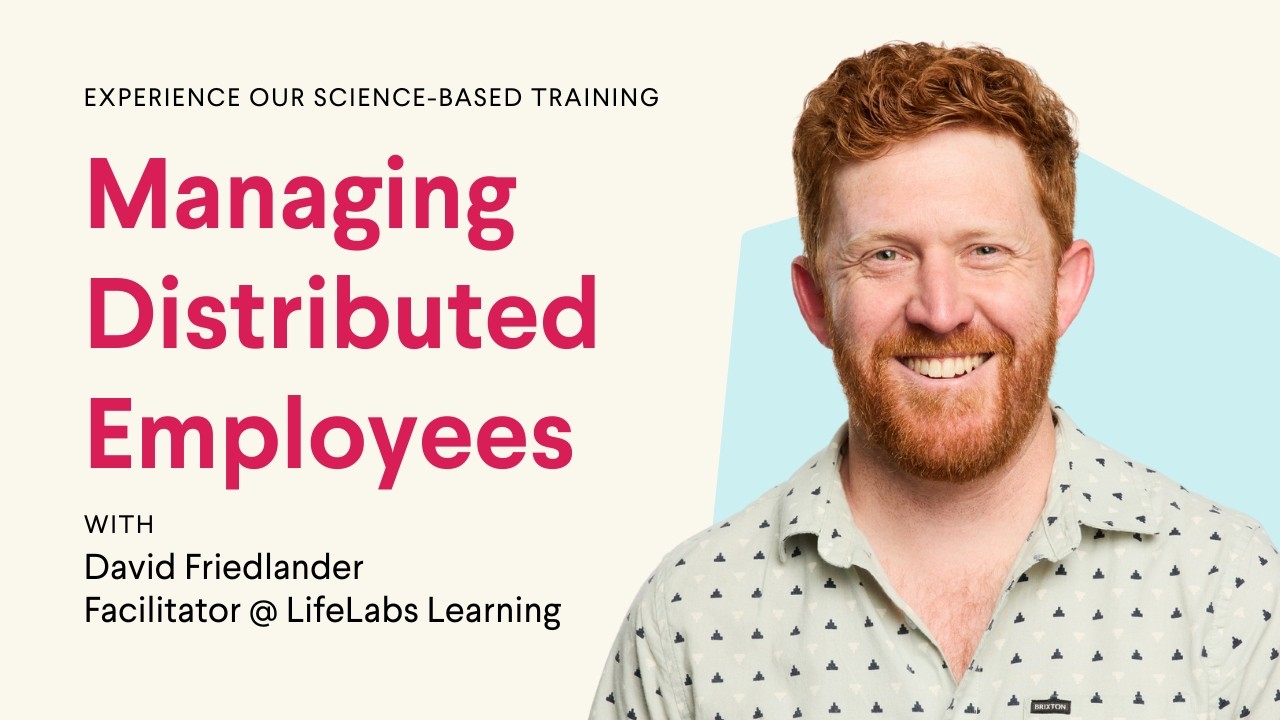 Introduction to Managing Distributed Employees | LifeLabs Learning Workshop Preview
