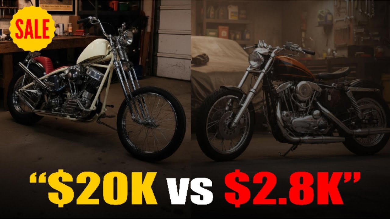 From $2,800 to $20,000 – Vintage Harleys You Won’t Believe