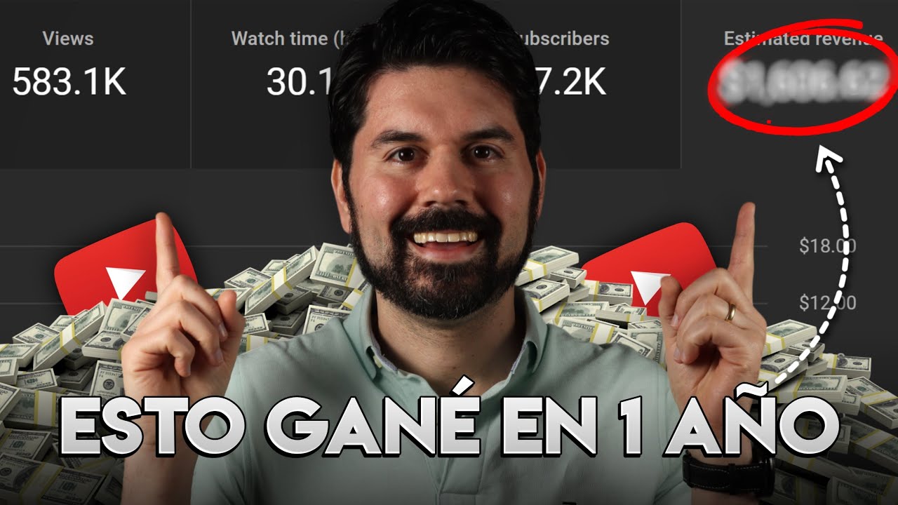Cuánto paga YouTube a un canal pequeño? Esto gané en 1 año monetizando