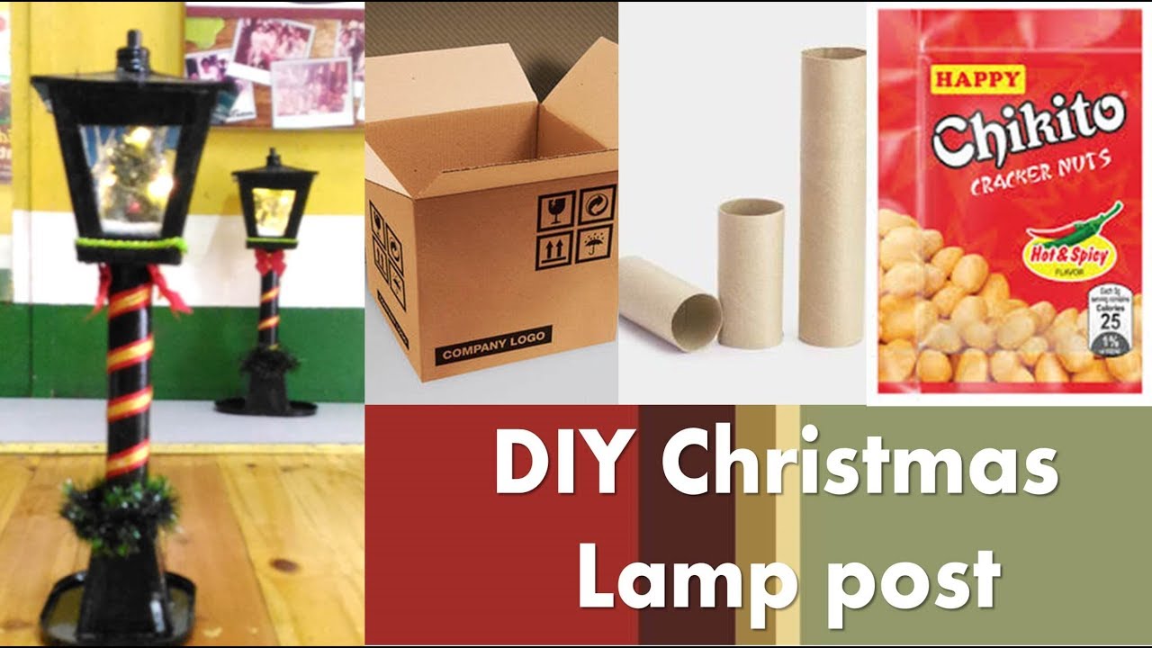 DIY Christmas Lamp Post