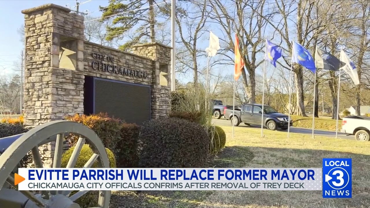 Evitte Parrish will act as Chickamauga mayor following removal of Deck