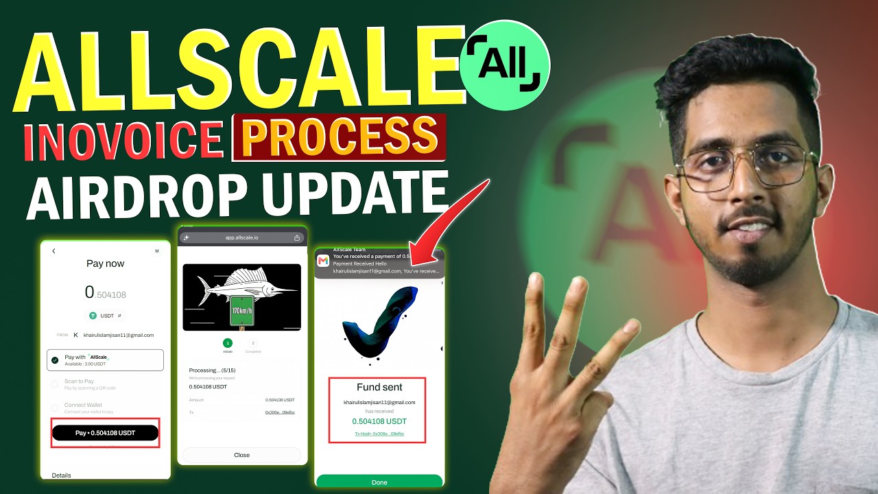 ALLSCALE Airdrop Update!! Invoice Task | Allscale Airdrop