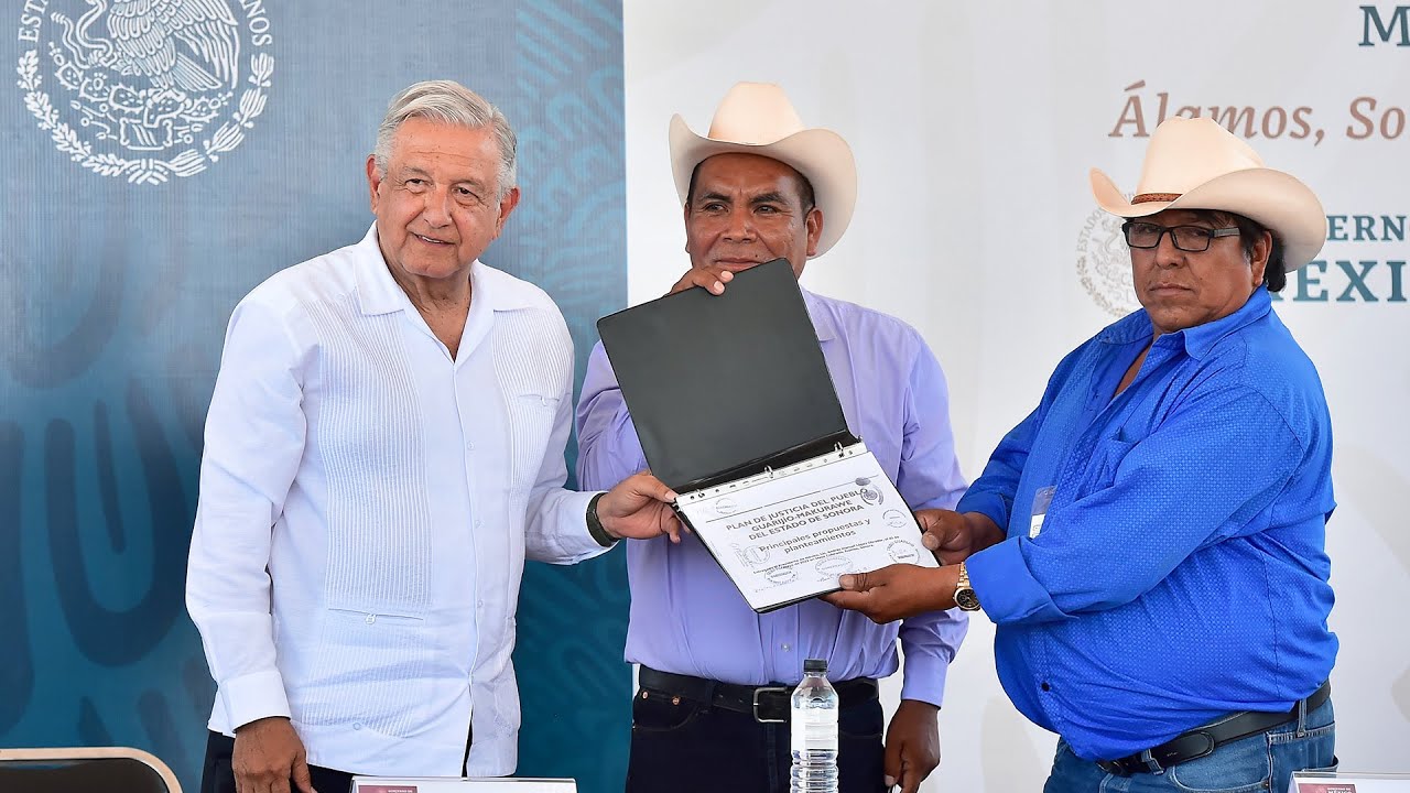 Plan de justicia para el pueblo guarijío, desde Álamos, Sonora