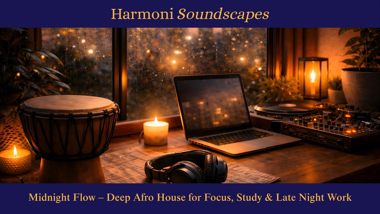 Midnight Flow — Deep Afro House for Focus, Study & Late Night Work.