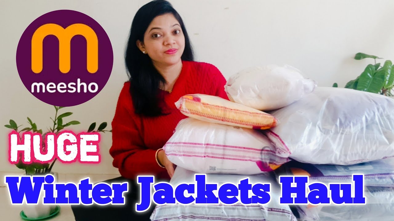 Huge Winter Jackets Sweaters Haul From Meesho #meesho