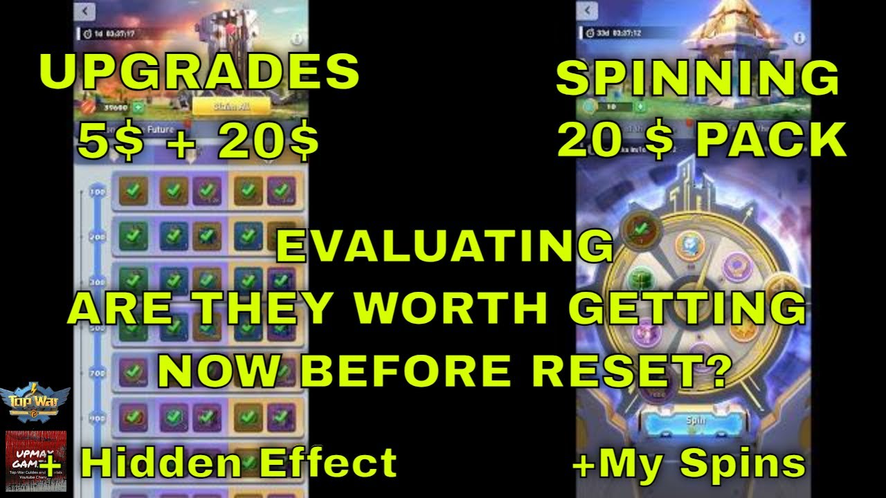 Top War - Visions and Fate's Wheel Upgrades - Are they worth it now before reset and in general?