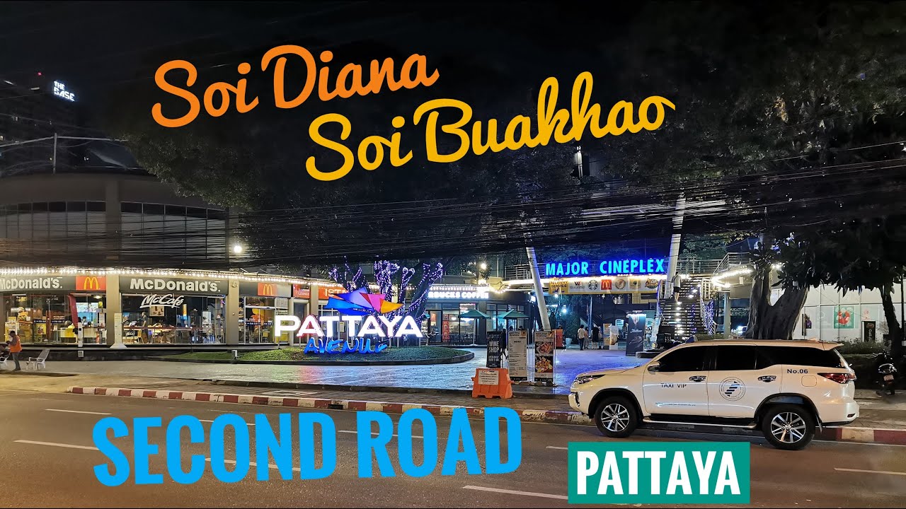 Pattayan iltaruuhkaa, Second road, Soi Diana, Soi Buakhao