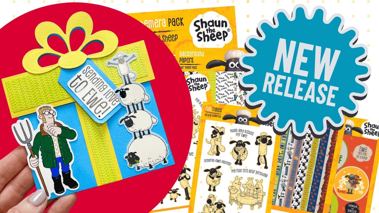 Cardmaking Fun: Shaun the Sheep Shaped Card Tutorial