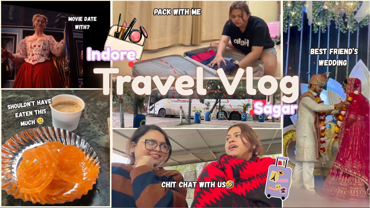 Pack & prep with me for as a plus one in wedding 👝📍Travel went wrong 🤦🏻‍♀️ Ind to Sag 🚌