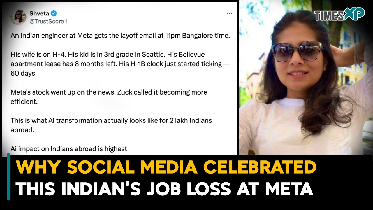 Social Media Reacts to Meta Layoff of Indian Worker | Indians In The U.S