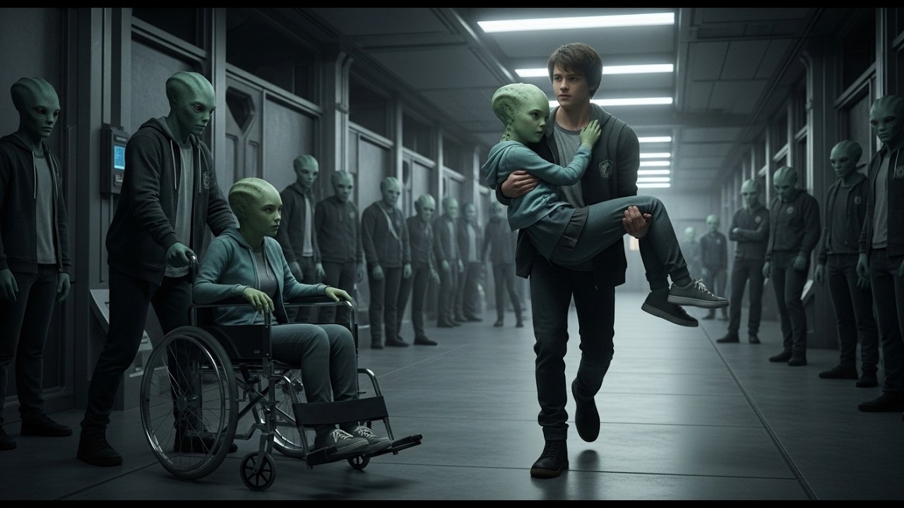 Bullies Stole Her Wheelchair Every Day — Then One Human Boy Carried the Alien Girl to Class | HFY