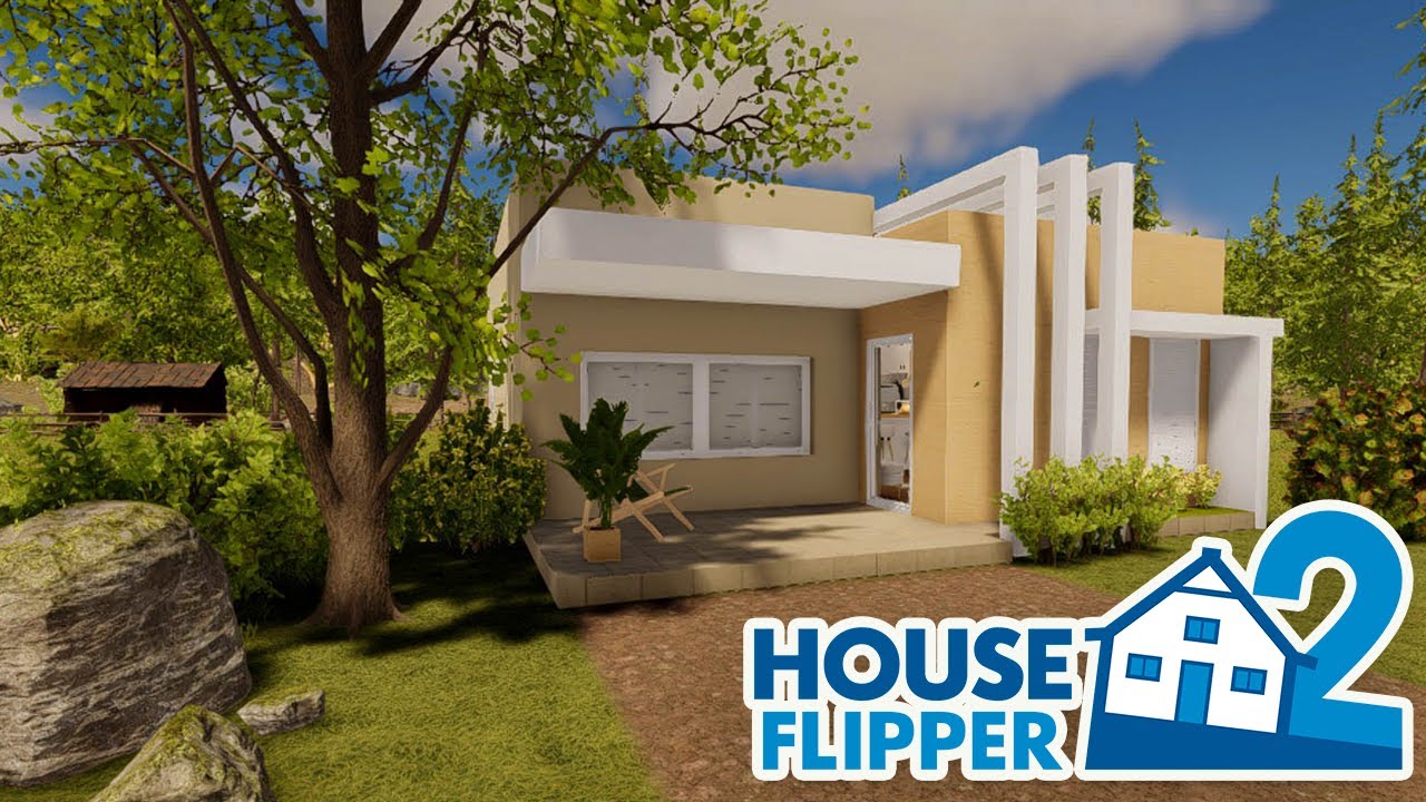 Casa MODERNA 2 QUARTOS | House Flipper 2 (Speed build)